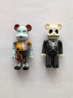 Σετ Jack & Sally Medicom Bearbrick μεταχειρισμένο 2010