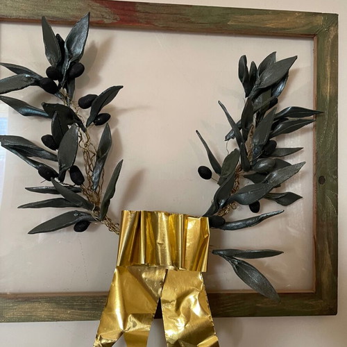 Olive wreath new handmade