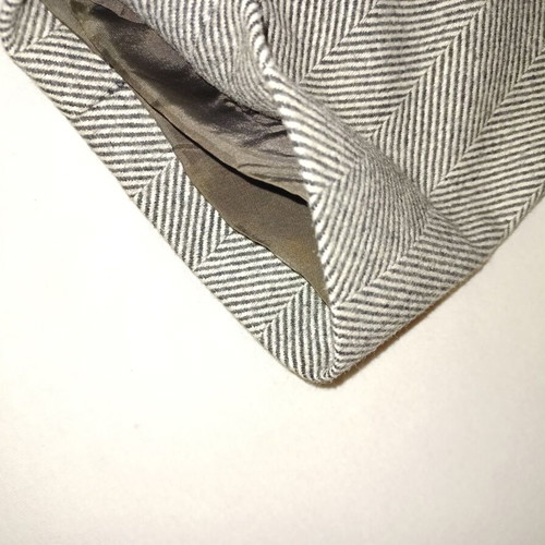 Christian Dior vintage women's jacket used, gray, 80's herringbone