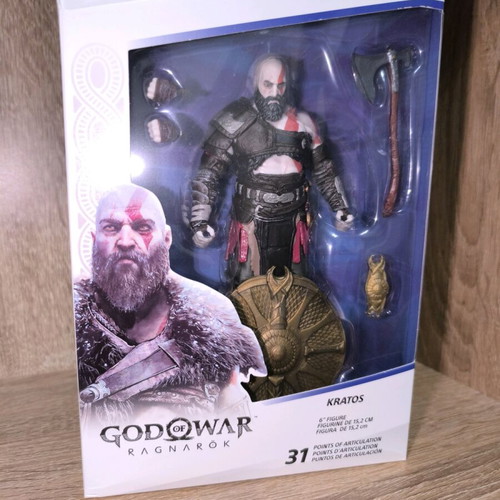 God of War Ragnarök Kratos action figure new, collectible