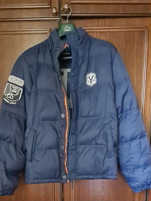 Pepe Jeans μπουφάν XL σαν καινούργιο, μπλε, με ενσωματωμένη κουκούλα και επένδυση, φθινοπωρινό ανοιξιάτικο