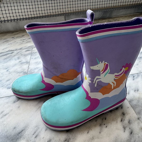 Marks & Spencer Girls' Rain Boots size 33 like new, waterproof with lining