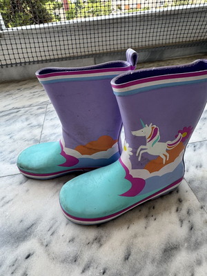 Marks & Spencer Girls' Rain Boots size 33 like new, waterproof with lining