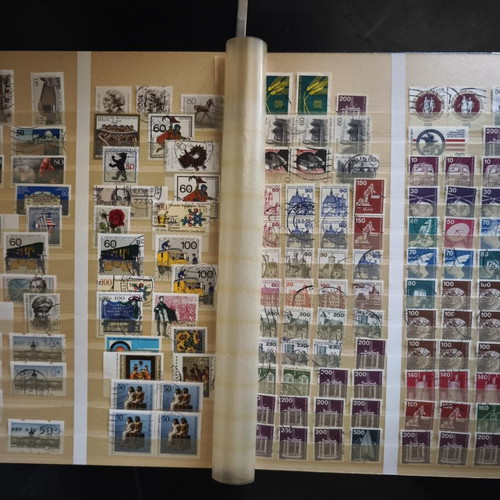 Stockbook A4 with German Stamp Collection, 32 Pages, Like New