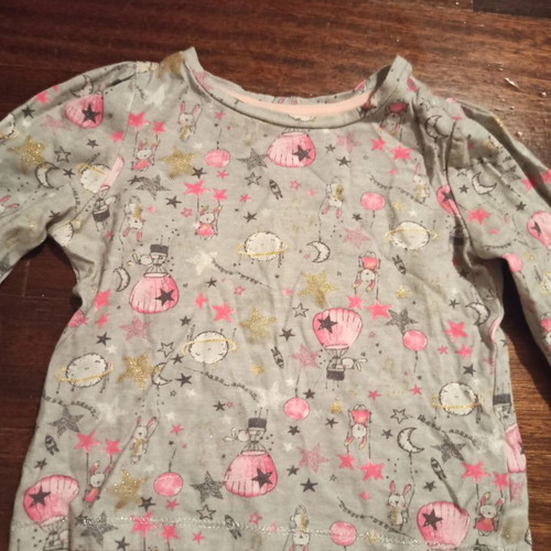 Baby set with 3 tops and glitter tulle skirt like new for 6-9/12 months