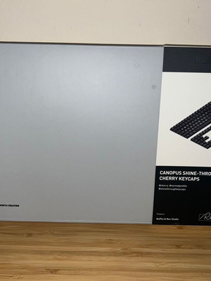 Keycaps NuPhy Canopus Shine-Through μαύρα, Cherry Profile, 131 πλήκτρα καινούργια