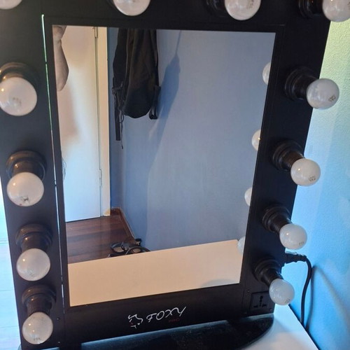 Makeup mirror with 12 lamps like new