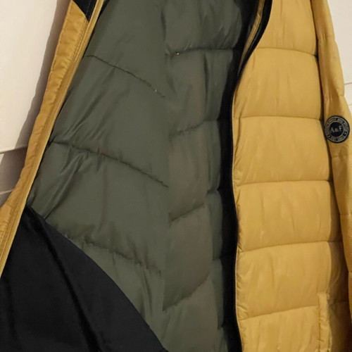 Abercrombie & Fitch men's mustard puffer jacket like new