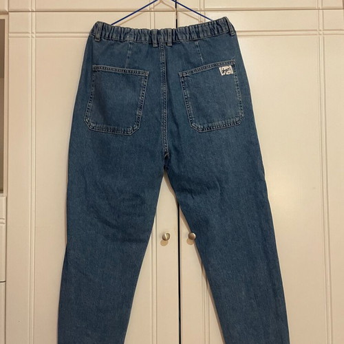ZARA men's pants with high waist like new, blue, size L