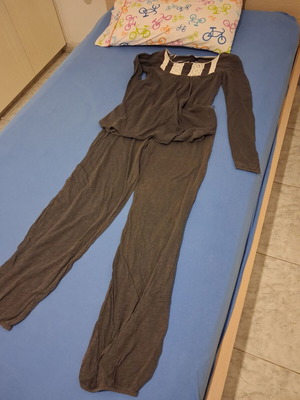 H&M Loungewear pajama set like new, grey, size S