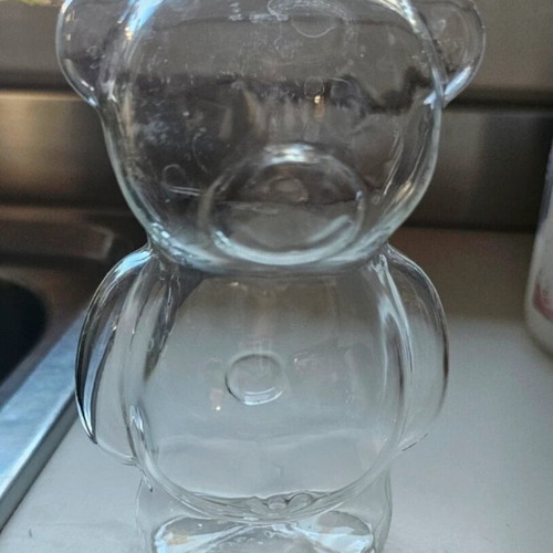 Teddy bear glasses like new for cold drinks