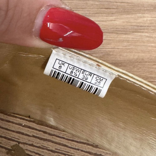 Puma gold vintage ballet flats Y2K UK 6 EU 39