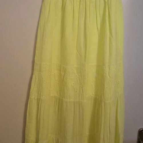 Garden dress yellow summer like new, size S
