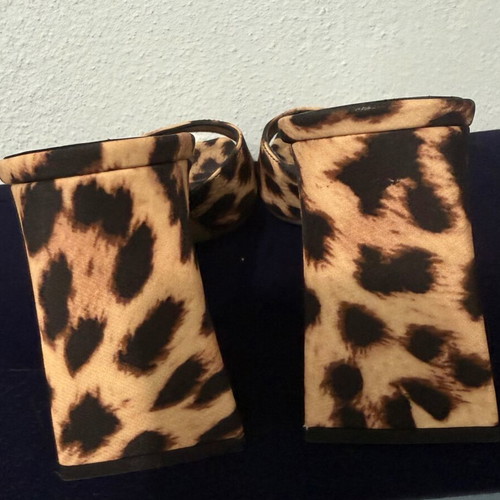 Sante leopard print sandals new, size 36
