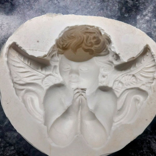 Handmade silicone molds used, petals and angels