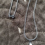 Silver chain with pendant used