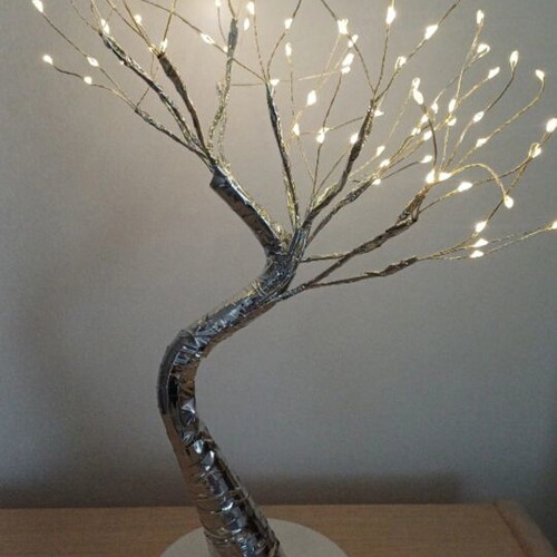Led tree lamp 40 cm height with batteries new