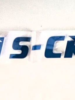 Suzuki S-Cross blue sticker with 2 white phosphorescent Suzuki stickers new