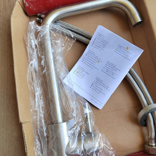 Acquanet Inox kitchen faucet new with installation accessories