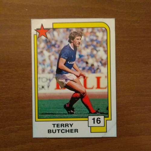 Κάρτα Panini Soccer Superstars 1988 Νο16 Terry Butcher μεταχειρισμένη