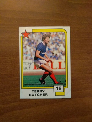 Κάρτα Panini Soccer Superstars 1988 Νο16 Terry Butcher μεταχειρισμένη