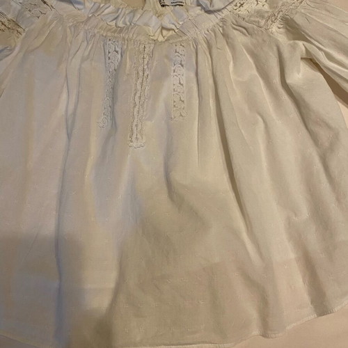 Zara blouse used, white, size M