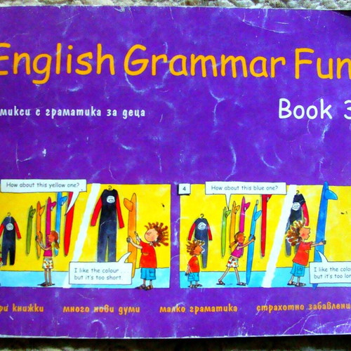 English Grammar Fun Book 3 used, children's comic