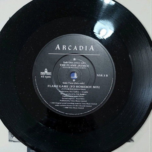 Arcadia The Flame 7" single used, pop
