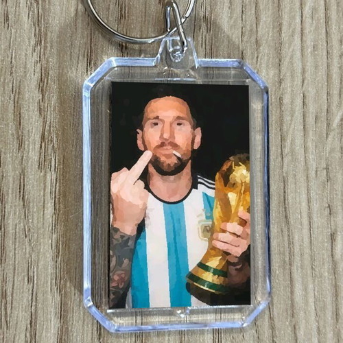 Acrylic keyring inspired by 2022 FIFA World Cup