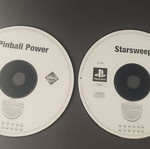 Sony PlayStation 1 παιχνίδια Pinball Power και Starsweep μεταχειρισμένα, πακέτο 2