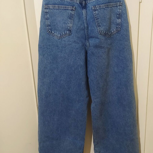 Pink Woman jean trousers size medium 38, new