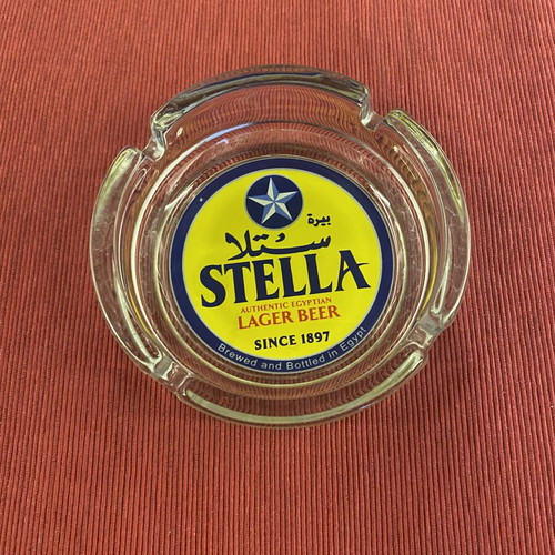 Stella Vintage Ashtray like new, Egyptian beer collectible