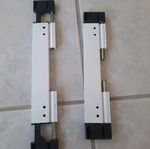 Double locking security locks used for aluminum frames