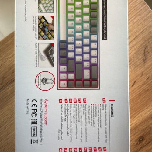 Redragon K631WG RGB Castor keyboard new, sealed