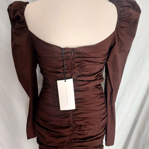 Zara brown mini dress with long sleeves -  20,00 - Vendora.cy