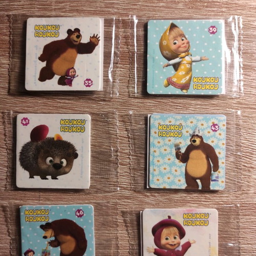Koukou Roukou stickers various, like new, pack of 34