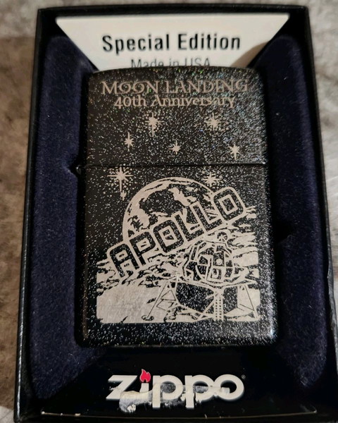 Συλλεκτικός αναπτηρας zippo(2009) ΓΙΑ 40YEAR ANNIVERSARY MOON LANDING