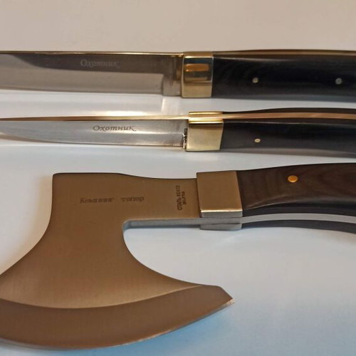 Russian knives new stainless steel 65x13 set of 3