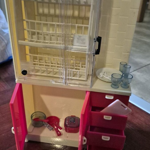 Light up Magic Dream Kitchen 1990 συλλεκτική κουζίνα για Barbie σαν καινούργιο