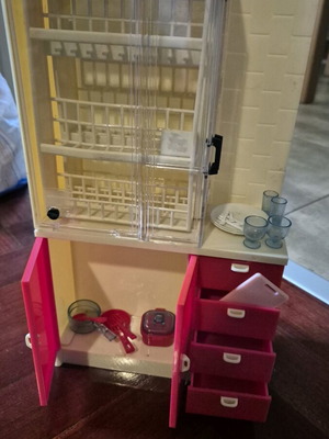 Light up Magic Dream Kitchen 1990 συλλεκτική κουζίνα για Barbie σαν καινούργιο