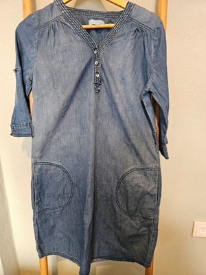 Jean dress Soul Rebel used, loose fit with buttons and side pockets