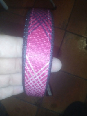 Glee dog collar pink large 25mmX61cm new