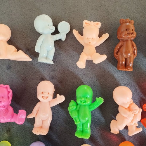 Gemellini baby figures used, pack of 46 with rare figurines