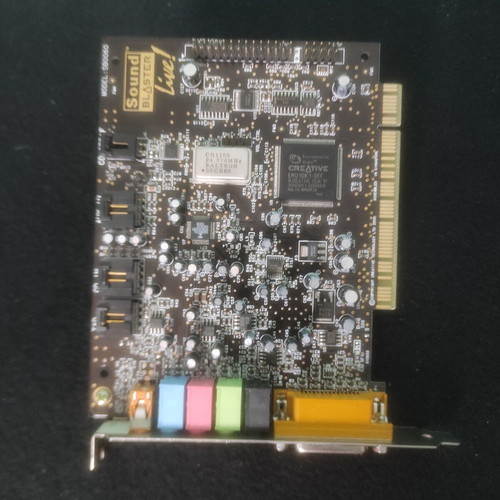 Creative Sound Blaster Live! Platinum 5.1 sound card, full retro package