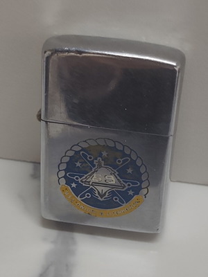 Collectible Zippo 1977 used with UUS Dwight D. Eisenhower CVN 69 emblem