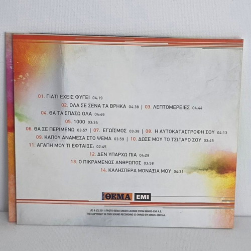 Giannis Ploutarchos Ola Se Sena Ta Vrika CD like new, laiko