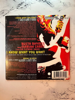Busta Rhymes & Mariah Carey I Know What You Want CD used, hip-hop