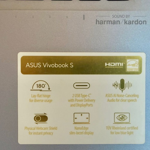 Asus Vivobook S15 OLED 2.8K 120Hz Ryzen 7 5800H 16GB RAM 1TB SSD Windows 11 Home like new
