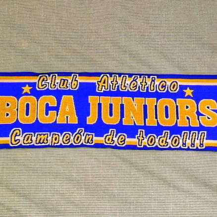 Boca Juniors collectible scarf like new, authentic