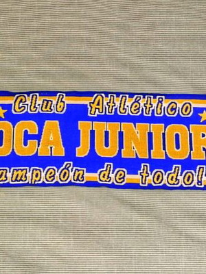 Boca Juniors collectible scarf like new, authentic